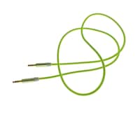 cablu audio jack 35mm tata la jack 35mm tata stereo 100cm invelis textil verde fluorescent imagen 55_0_
0