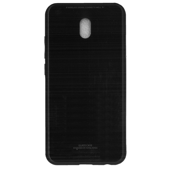 Калъф за телефон Xiaomi Redmi 8A - Forcell Black Glass Back Case