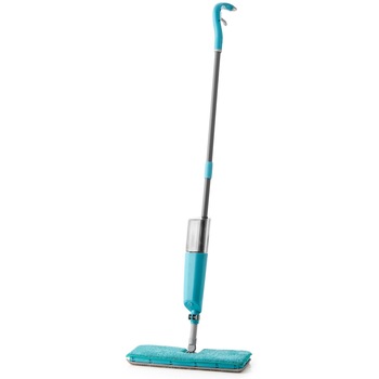 Mop cu pulverizator, rotativ de 360 °, 350 ml, Turcoaz/Alb, Urban Trends ® Mop cu pulverizator, rotativ de 360 °, 350 ml, Turcoaz/Alb, Urban Trends ®