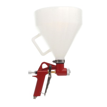 Pistol pneumatic pentru tencuiala, glet, vopsea, capacitate 5.5L + duze interschimbabile Pistol pneumatic pentru tencuiala, glet, vopsea, capacitate 5.5L + duze interschimbabile