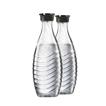Set 2 carafe de sticla Sodastream 615 ml , pentru aparate Crystal sau Penguin Set 2 carafe de sticla Sodastream 615 ml , pentru aparate Crystal sau Penguin
