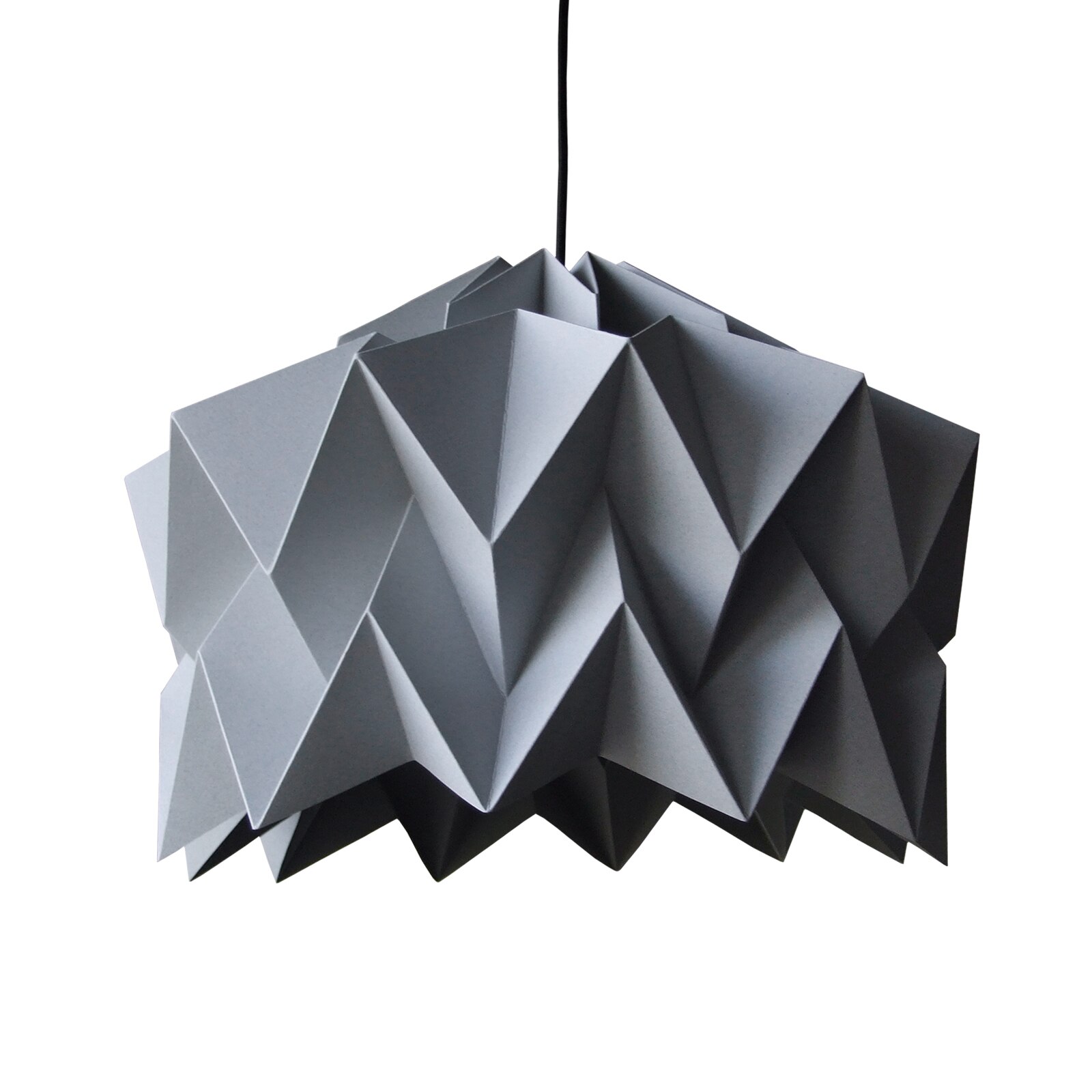 Lampa origami FIFO gri - L 22W E27