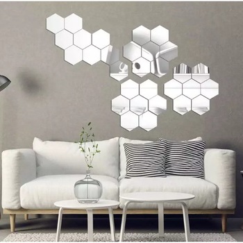 Set Oglinzi Design Hexagon - Oglinzi Decorative Acrilice Cristal - Diamant - MyStyle Luxury Home - Diagonala 18 cm - Set 10 buc Set Oglinzi Design Hexagon - Oglinzi Decorative Acrilice Cristal - Diamant - MyStyle Luxury Home - Diagonala 18 cm - Set 10 buc