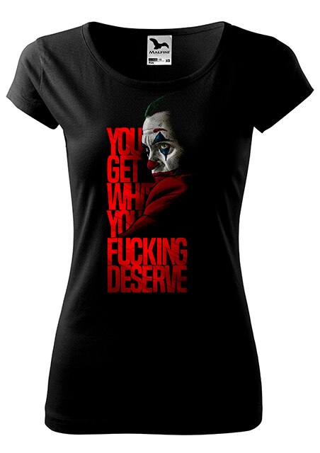 Tricou cu maneca scurta , K-off , negru ,Joker FTS
