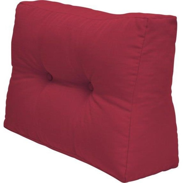 Raklapbútor LUX Beautissu ECO Elements OEKO-TEX 60x40x10/20 cm, oldal párna Piros