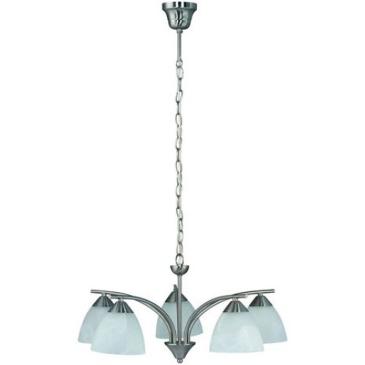 Полилей Rabalux Tristan,5x40W Е14, Матиран хром