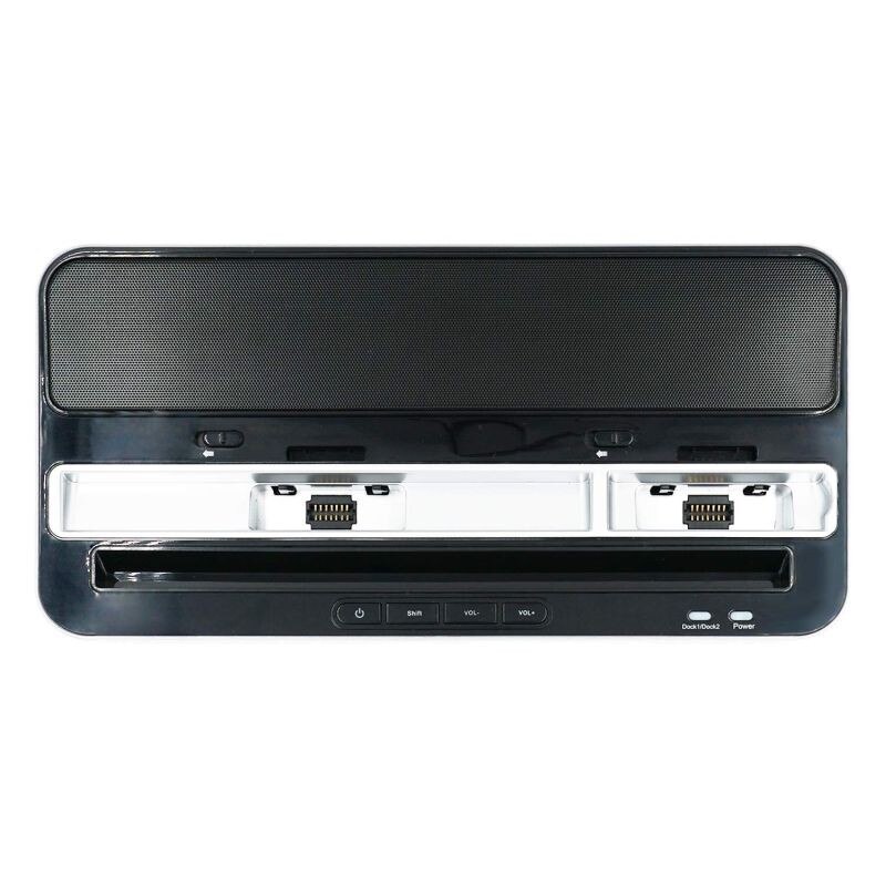 Statie incarcare smartphone Type-C, iPega, microUSB, Lightning, boxa 3W Jack 3.5mm, 4Ohmi, functie audio