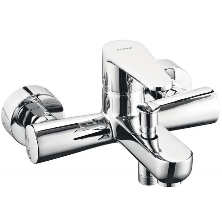 Ferro Alago стенен смесител за вана без душ комплект (BAG1)