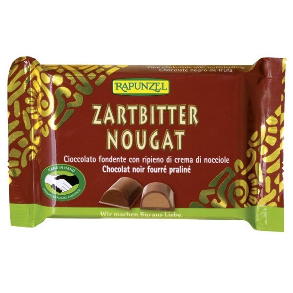 Ciocolata nougat amaruie , Rapunzel, 100g