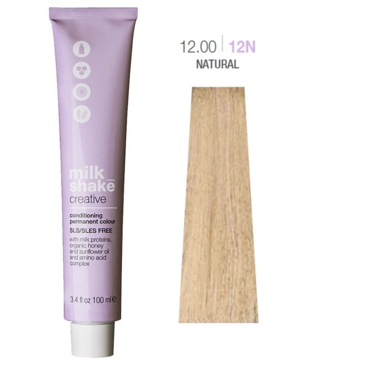 Vopsea permanenta Milk Shake Creative 12.00|12N, 100 ml - eMAG.ro