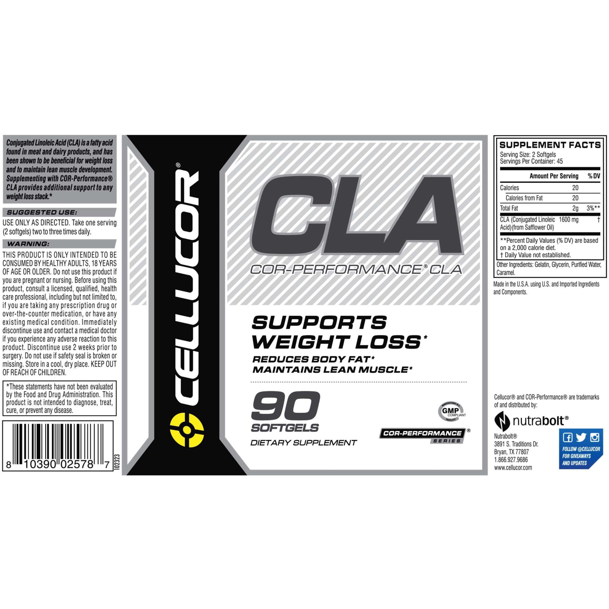 Cellucor CLA 90 caps - Compara preturi, oferte din magazine Lista de preturi - cel mai mic pret
