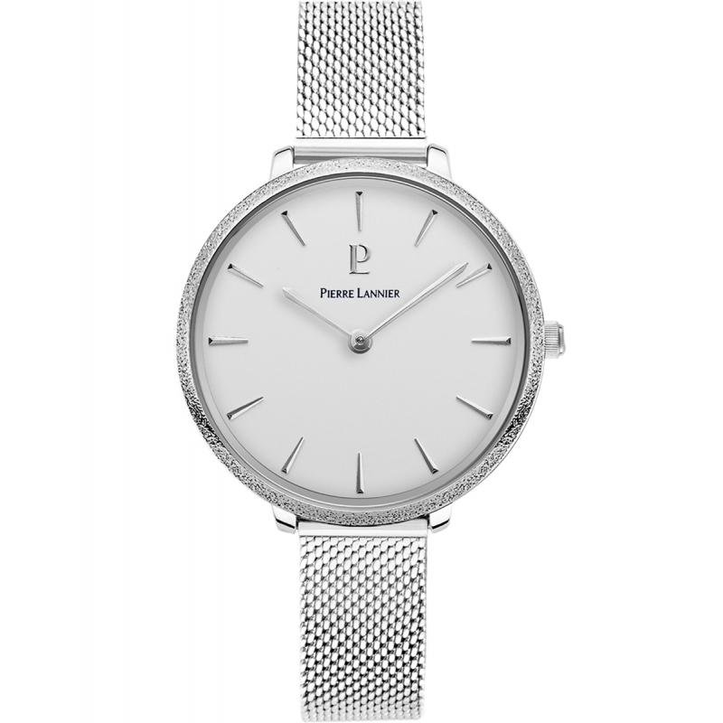 Ceas dama Pierre Lannier 003K628 Quartz Argintiu