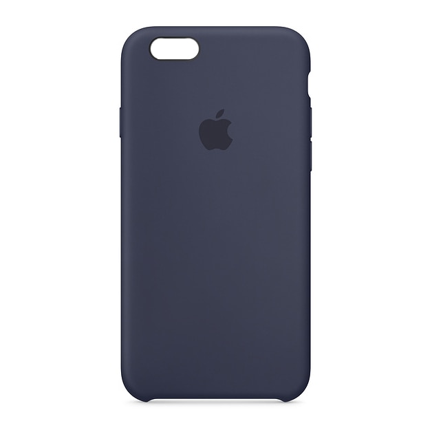 Husa de protectie din silicon pentru iPhone 6 Plus, 6s Plus - Culoarea Midnight Blue