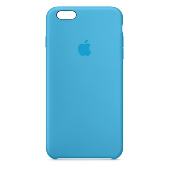 Husa de protectie din silicon pentru iPhone 6 Plus, 6s Plus - Culoare Blue Husa de protectie din silicon pentru iPhone 6 Plus, 6s Plus - Culoare Blue