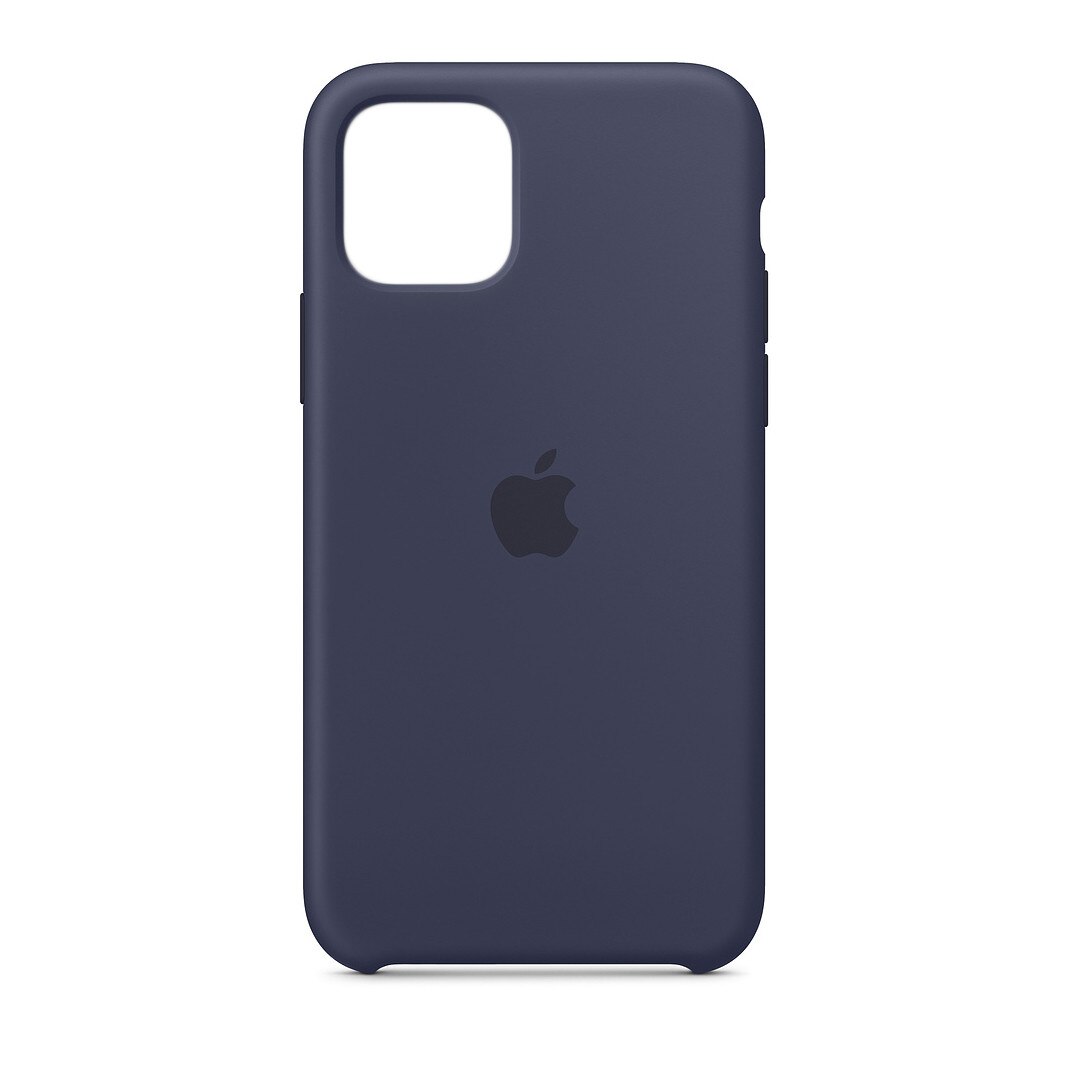Husa de protectie din silicon pentru iPhone 11 Pro Max - Culoare Midnight Blue