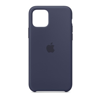Husa de protectie din silicon pentru iPhone 11 Pro - Culoare Midnight Blue Husa de protectie din silicon pentru iPhone 11 Pro - Culoare Midnight Blue