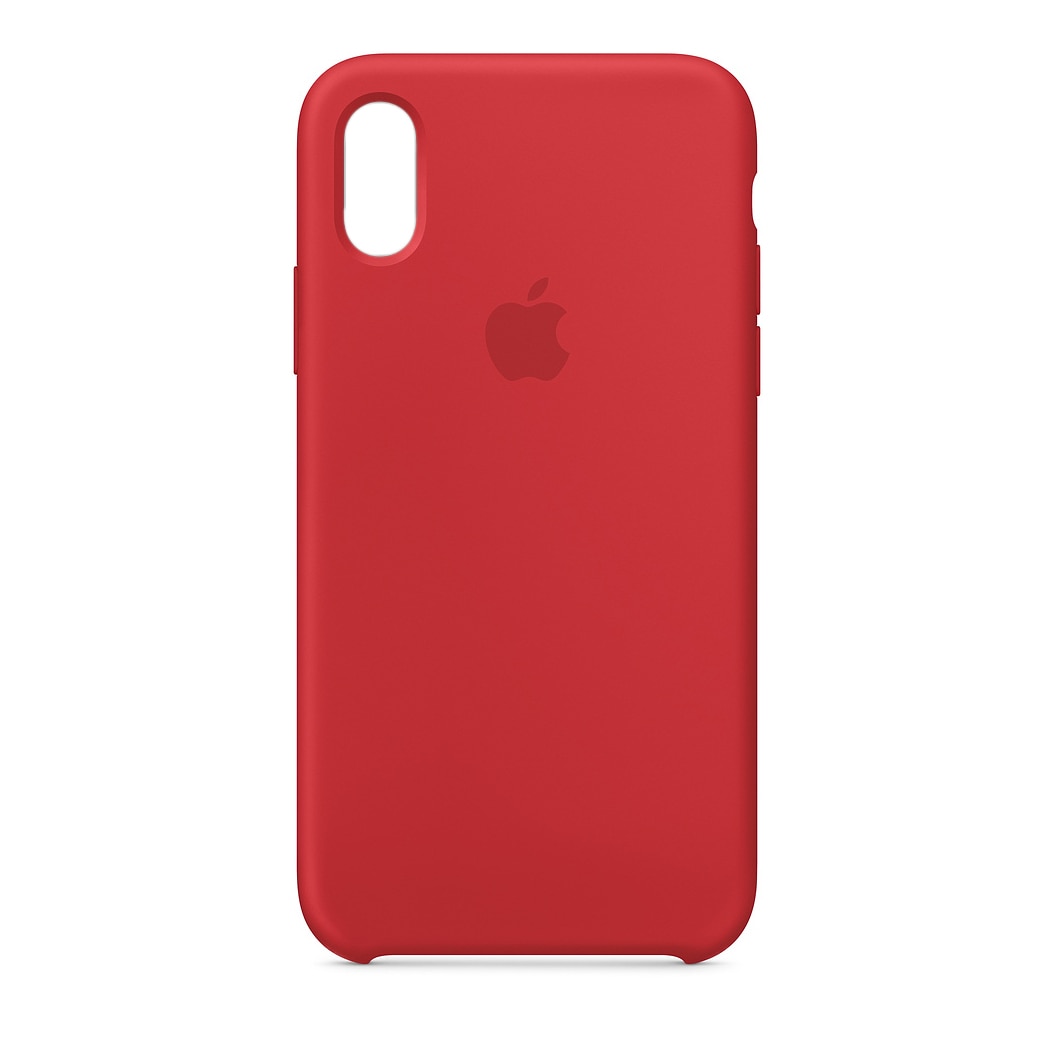 Husa de protectie din silicon pentru iPhone X - Culoare Rosu