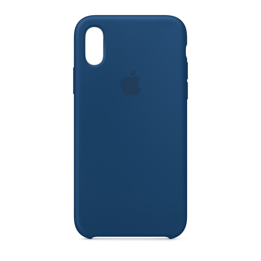 Husa de protectie din silicon pentru iPhone XS Max - Culoare Blue Horizon