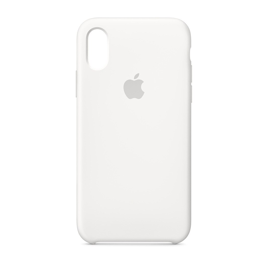 Husa de protectie din silicon pentru iPhone X - Culoare Alb
