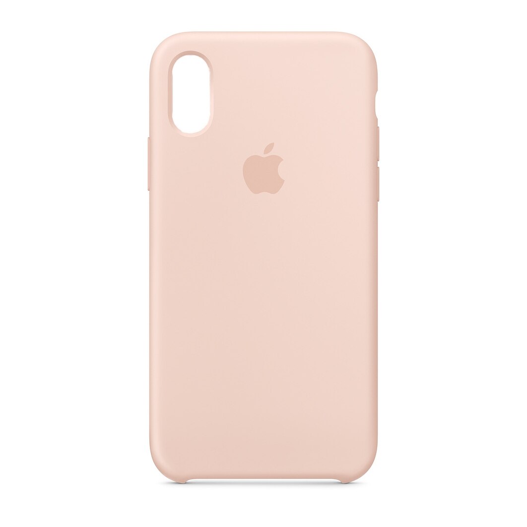 Husa de protectie din silicon pentru iPhone XS Max - Culoare Pink Sand