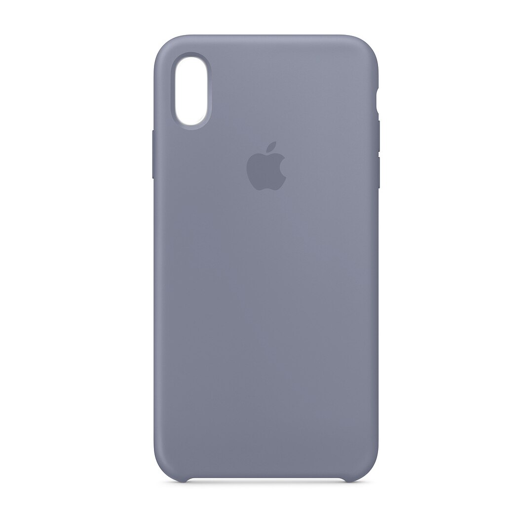 Husa de protectie din silicon pentru iPhone XS Max - Culoare Lavender Gray