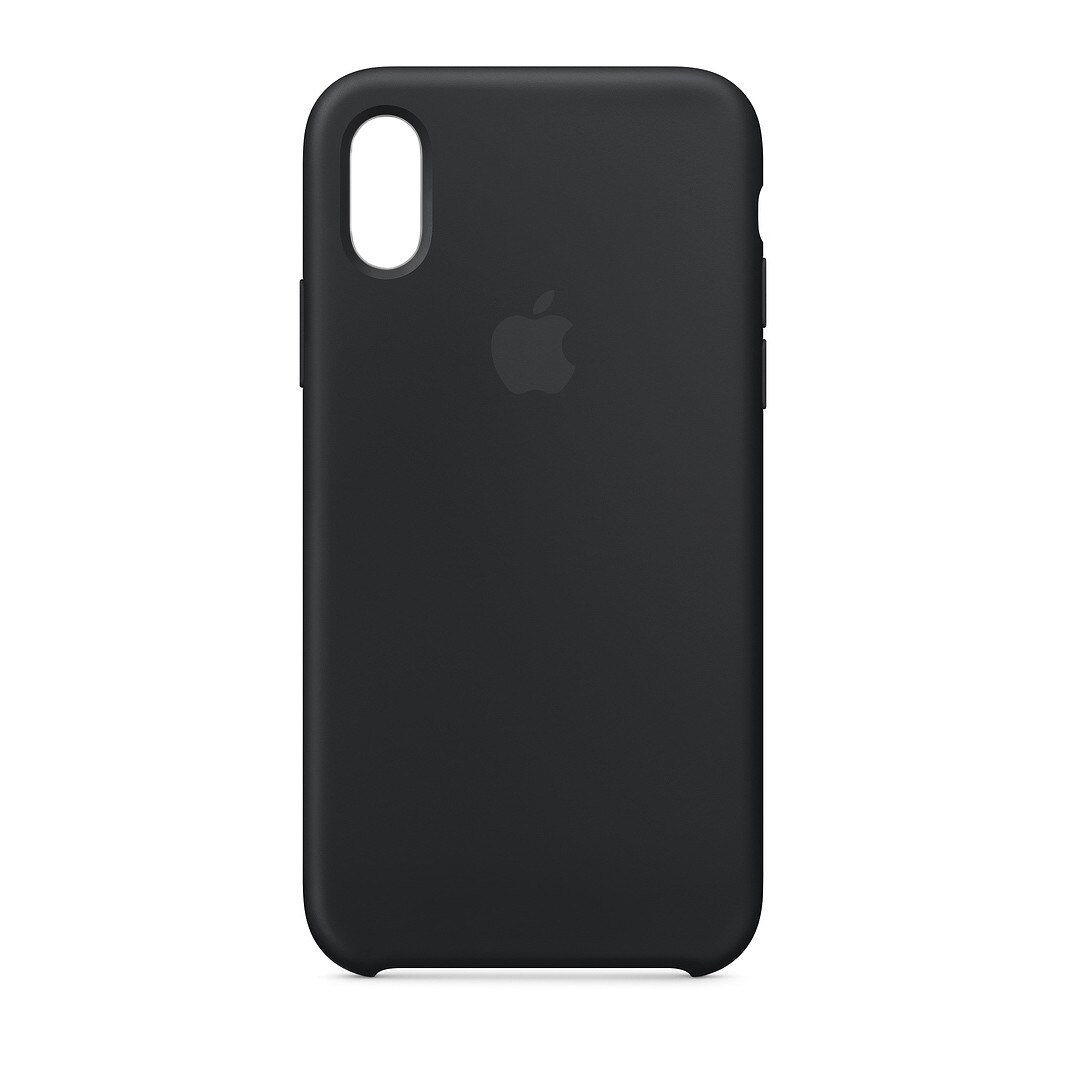 Husa de protectie din silicon pentru iPhone XS Max - Culoare Negru