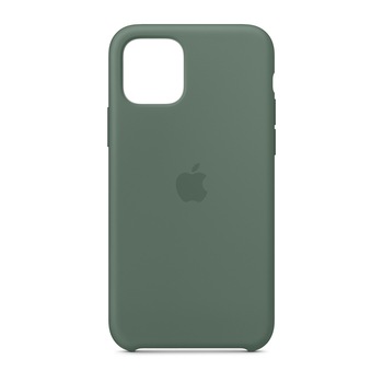 Husa de protectie din silicon pentru iPhone 11 Pro Max - Culoare Pine Green Husa de protectie din silicon pentru iPhone 11 Pro Max - Culoare Pine Green