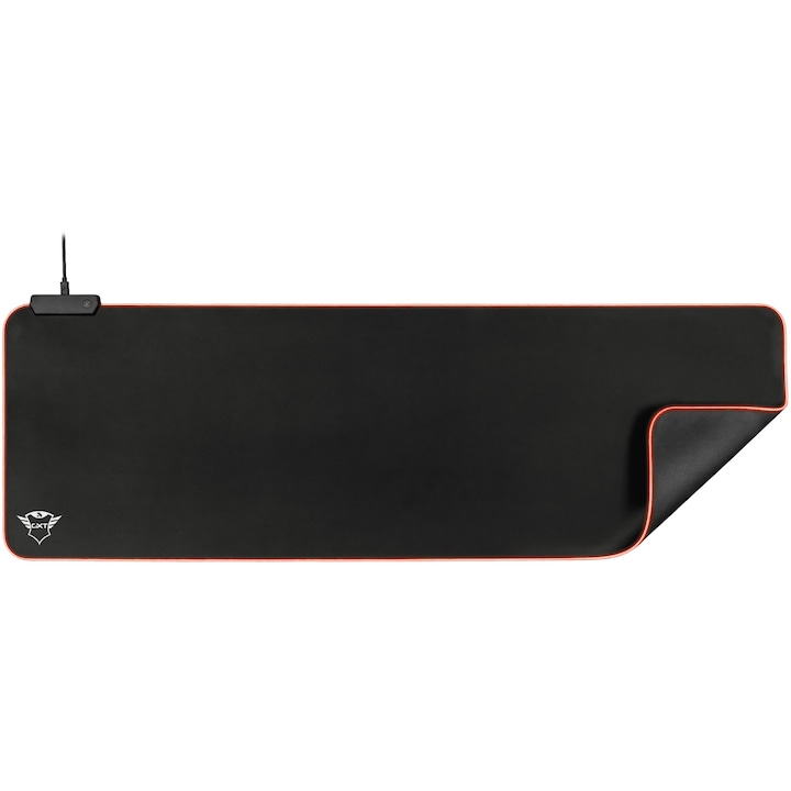 Mousepad Trust GXT 764 Glide-Flex XXL, Iluminare RGB, Negru