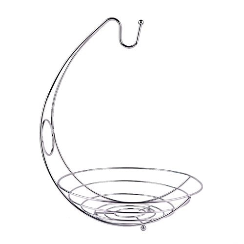 Cos de fructe cu carlig pentru banane, 43x32x26 cm, Bright & Homely, BH040