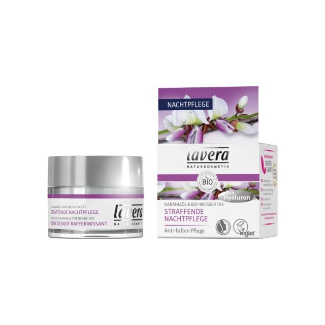 Crema de noapte cu ulei de Karanja si ceai alb 50 ml Lavera Bio