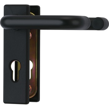 Maner usa antifoc ABUS KFG, cu sild pentru cilindru, maner-maner, 72 mm Maner usa antifoc ABUS KFG, cu sild pentru cilindru, maner-maner, 72 mm