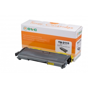 Cartus compatibil toner DLC BROTHER TN2110/2115 BLACK, 2.6K Cartus compatibil toner DLC BROTHER TN2110/2115 BLACK, 2.6K