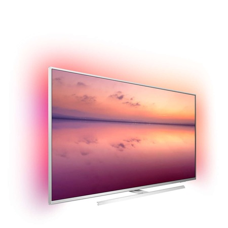 Televizor Philips 4K, Smart TV , Ambilight, 164 cm, HDR10+, Argintiu
