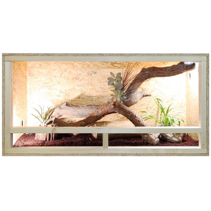 ITA Terrárium oldalsó szellőzőnyílással, 120x50x50 cm