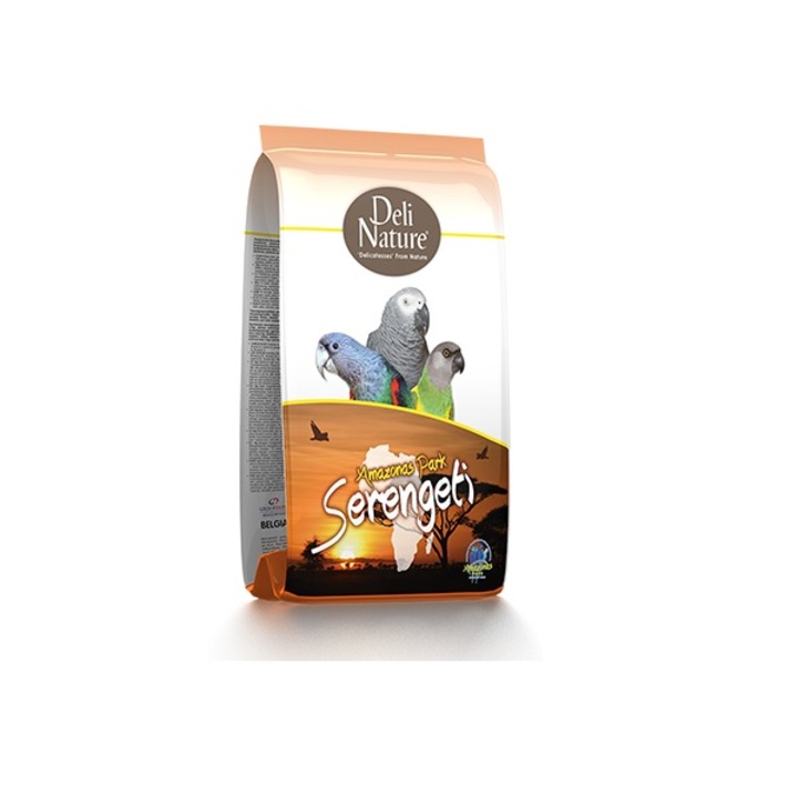 Hrană Super Premium pentru papagali africani Serengeti Deli Nature 2 kg.