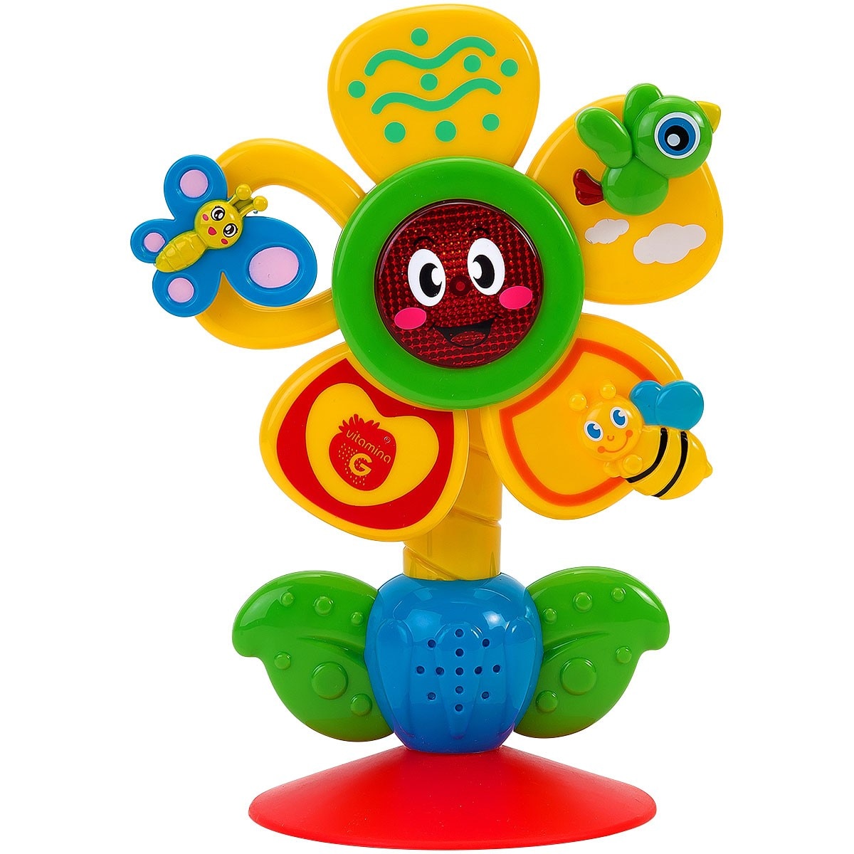 Jucarie muzicala Floare Globo, pentru bebelusi, cu melodii si sunete