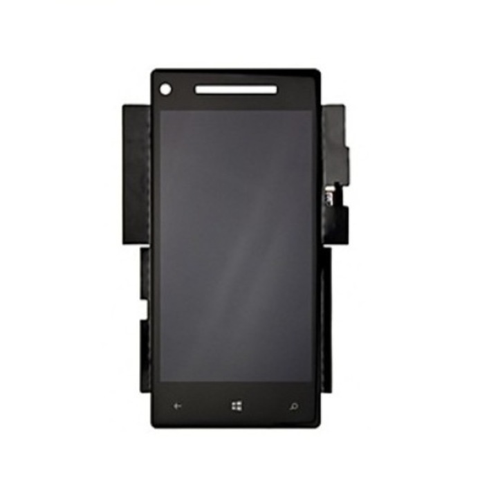 Lcd kijelző érintőpanellel HTC Windows Phone 8X fekete