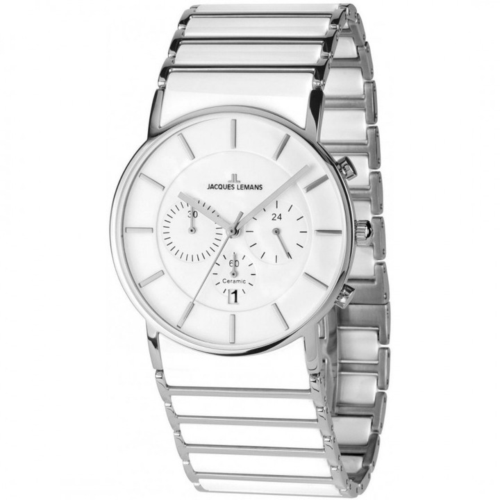 Jacques Lemans 1-1815B 42 mm 5 ATM férfi karóra