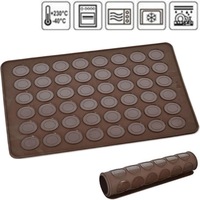 tava copt macarons foaie copt macarons 48 de forme rotunde forma pentru prajiturifursecuri folie macarons rezistenta la temperaturi de pana la 250 grade c 285 x 39 cm tava silicon maro quasarampco imagen 12_0_
0