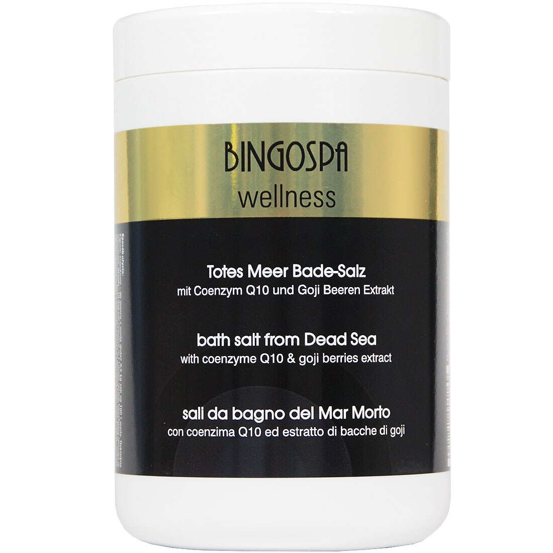Sare de baie BingoSpa, Coenzima Q10 si extract de fructe goji, 1kg