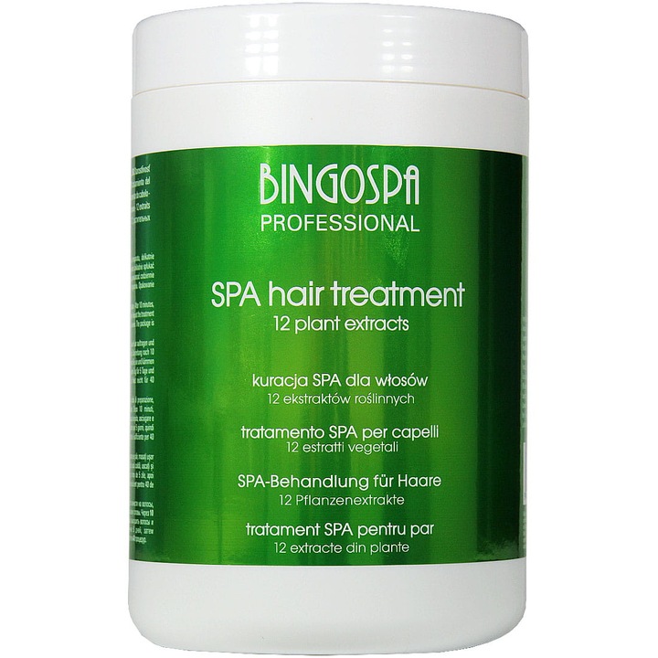 Tratament pentru par slab BingoSpa, Extract de 12 plante, Anti-cadere​​​​​​​