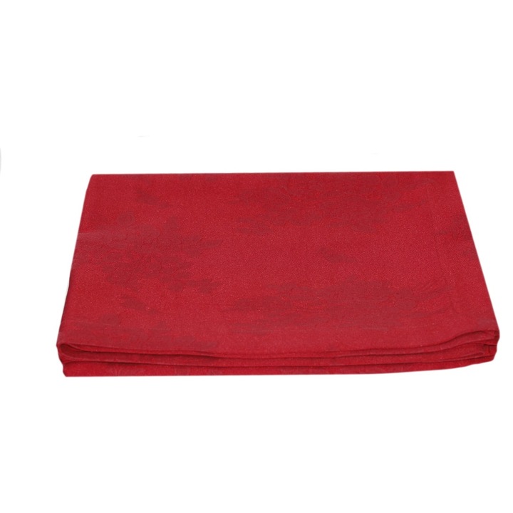 Fata de masa 160 x 280, Damasc, Tyana Accesorii, Rosu