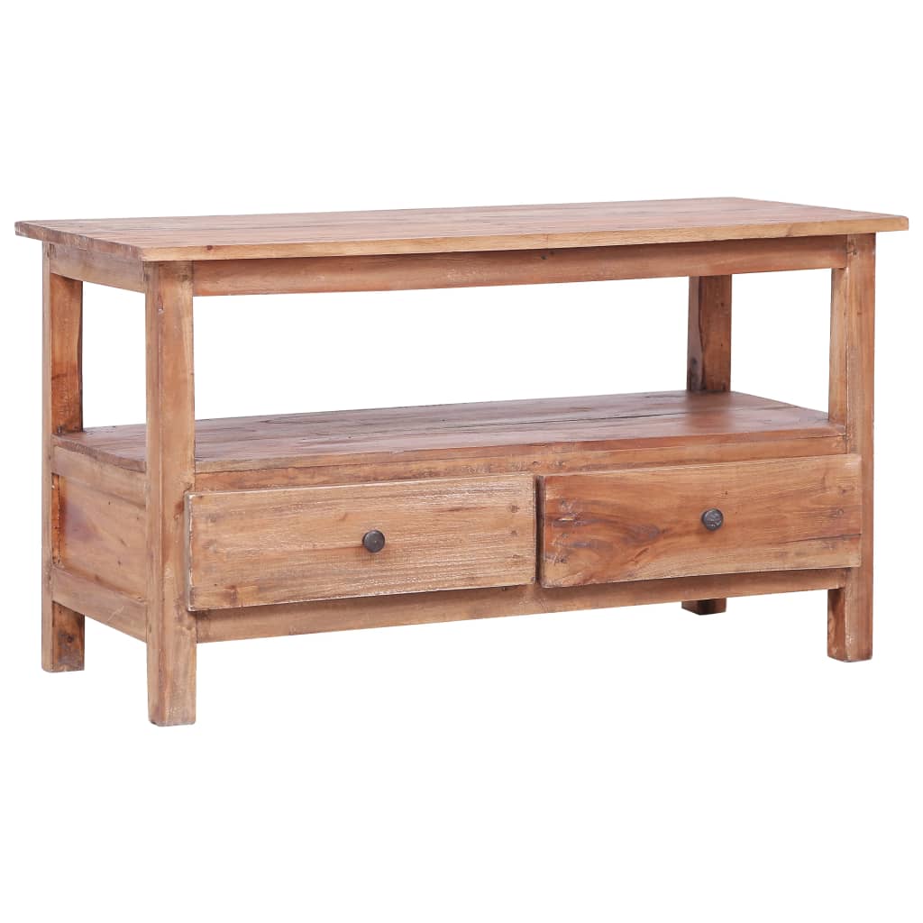 Comoda TV vidaXL, Lemn reciclat, 90 x 40 x 50 cm, Maro
