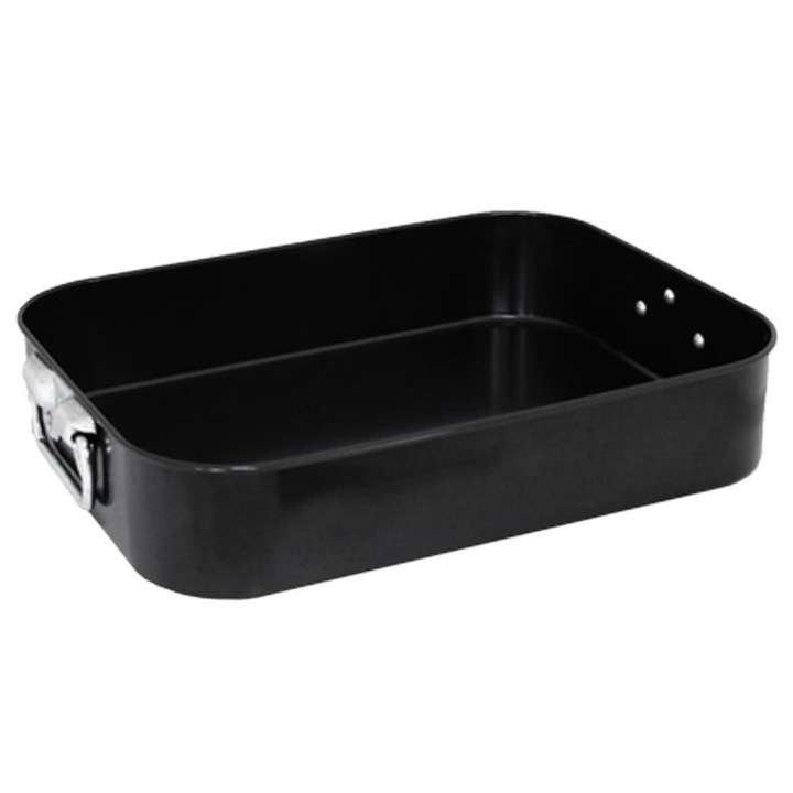 Tava pentru copt cu manere dreptunghiulara RAKI 42x32x8cm