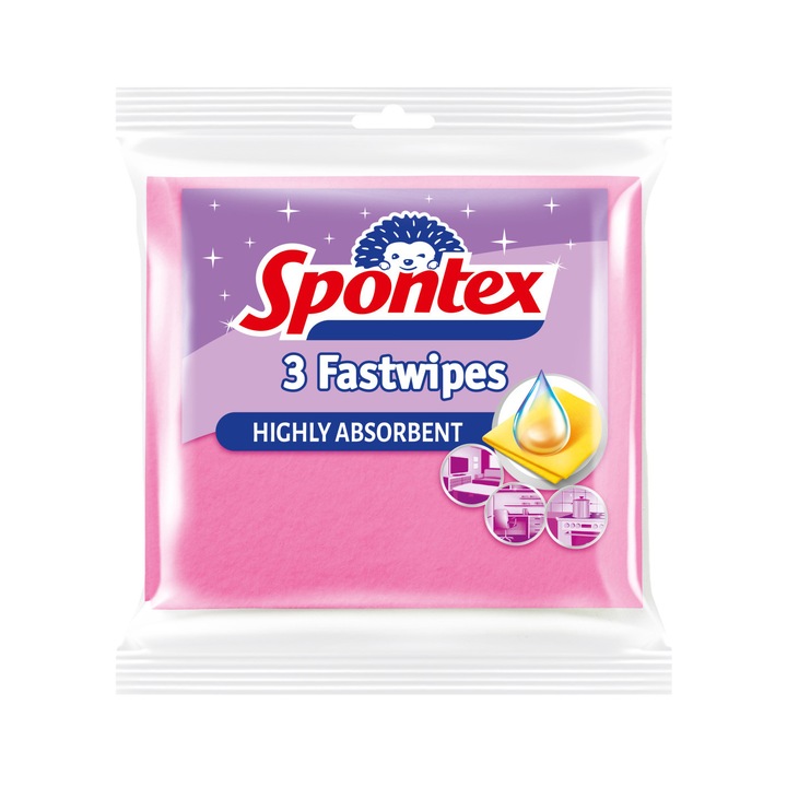 Spontex Fastwipes általános törlőkendő 3db