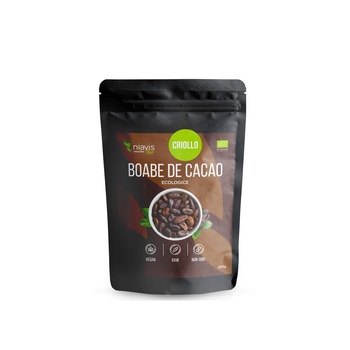 Niavis Boabe de cacao intregi ecologice/bio 250g - Niavis Niavis Boabe de cacao intregi ecologice/bio 250g - Niavis