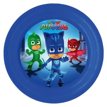 Farfurie plata, PJ Masks, diametru 20 cm, efect 3D, PJMASKS061 Farfurie plata, PJ Masks, diametru 20 cm, efect 3D, PJMASKS061