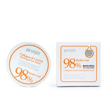 Plasturi pentru ochi cu colagen si coenzima Q10, Petitfee, 98% Hydro Gel Collagen & CoQ10, 60 buc. Plasturi pentru ochi cu colagen si coenzima Q10, Petitfee, 98% Hydro Gel Collagen & CoQ10, 60 buc.