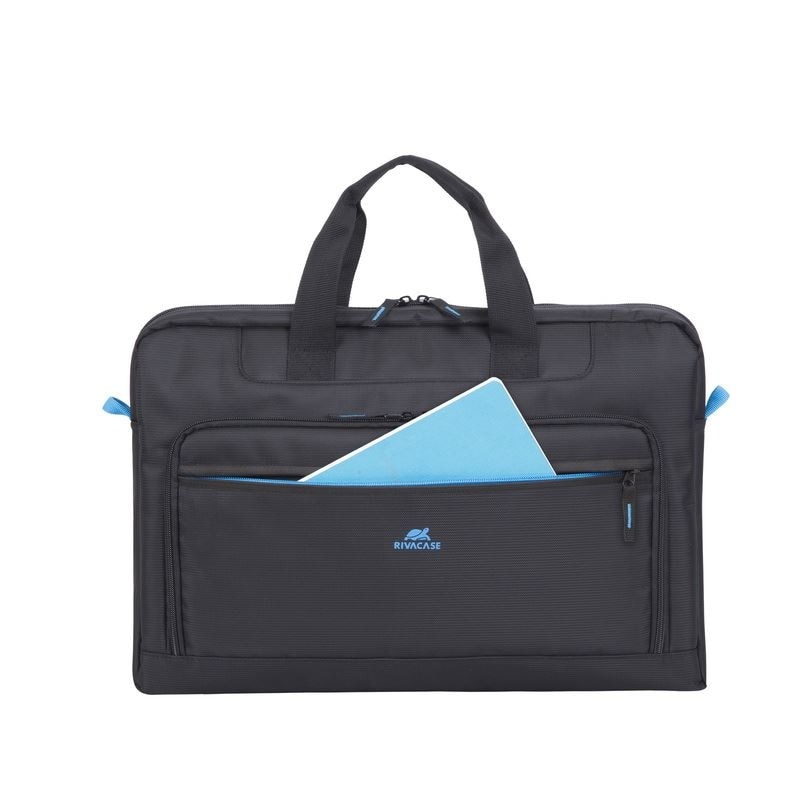 Geanta notebook, RivaCase, 17,3", Negru