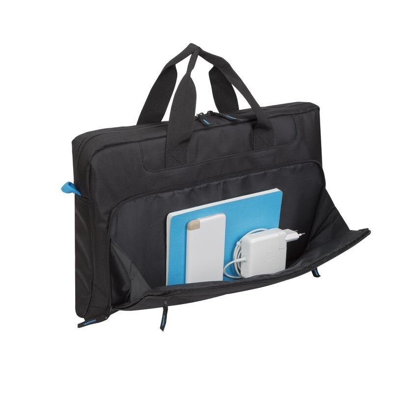 Geanta notebook, RivaCase, 17,3", Negru